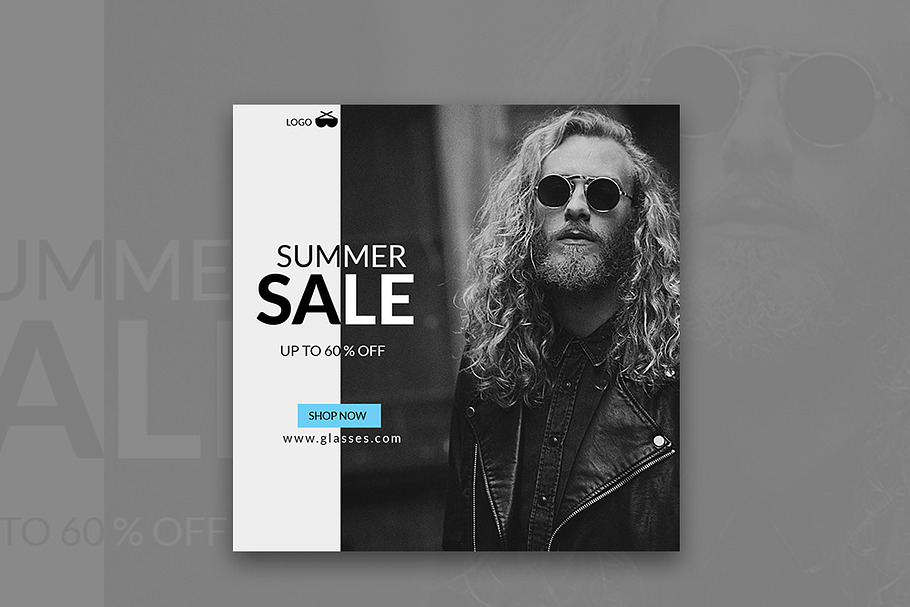 Summer Sale Shop Now Banner in Instagram Templates - product preview 8