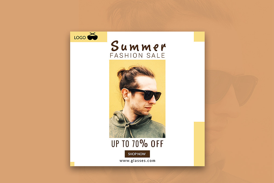 Summer Fashion Sale Banner in Instagram Templates - product preview 8