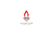 Column Flame Logo