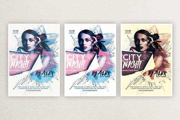 City Club Night  in Flyer Templates - product preview 2