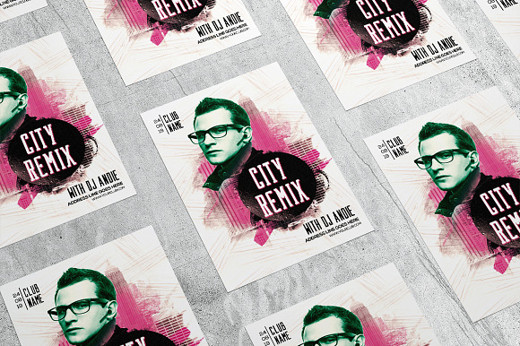 Big City Remix  in Flyer Templates - product preview 3