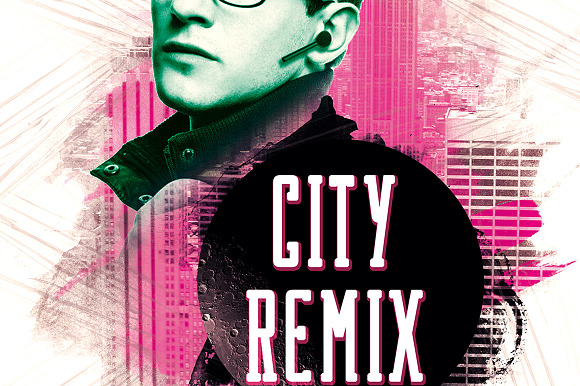 Big City Remix  in Flyer Templates - product preview 4