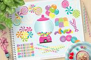 Candy land Clipart Bundle + SVG