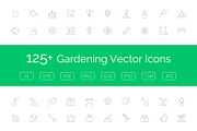 125+ Gardening Vector Icons