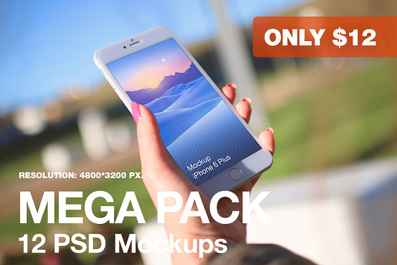 12 PSD Mockups of Mobile phones in Mobile & Web Mockups - product preview 2