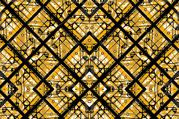 Decorative Geometric Ornate Abstract Pattern