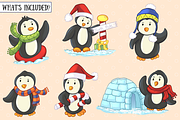 Winter Penguins Collection
