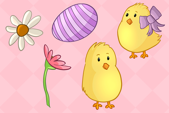 Cute Easter Egg Hunt Collection in Illustrations - product preview 2