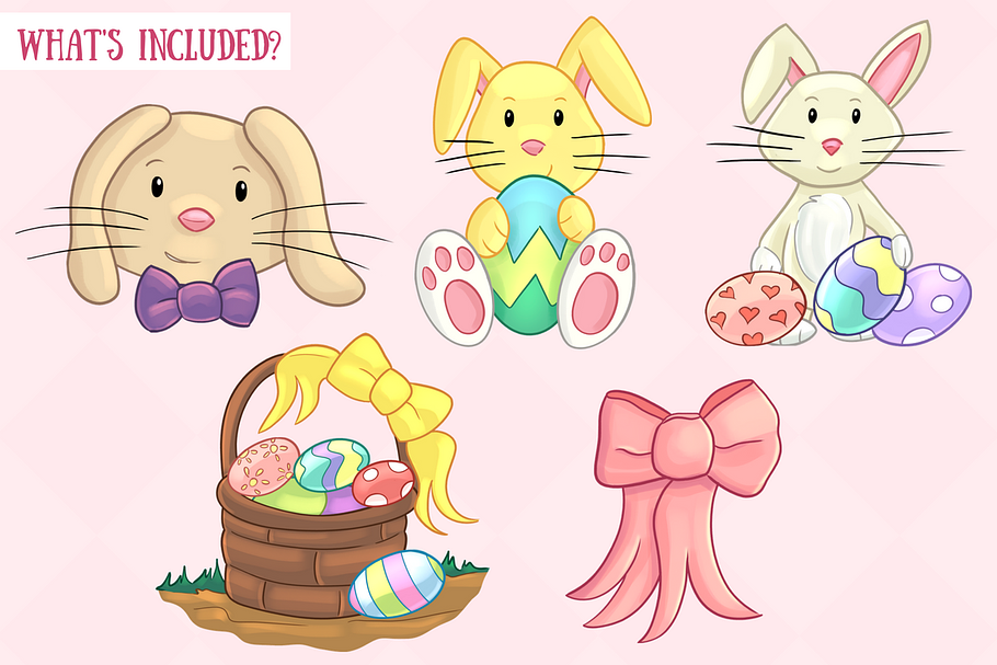 Easter Bunny Clip Art Collection