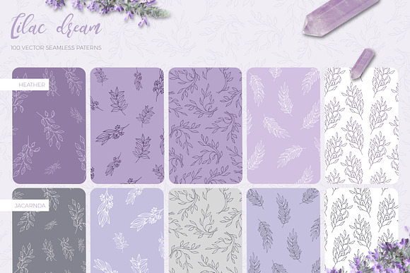 Lilac Dream+Insta Templates in Patterns - product preview 1