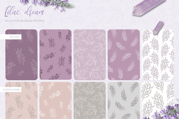 Lilac Dream+Insta Templates in Patterns - product preview 2