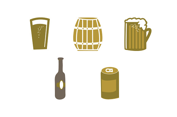 Beer Vector Brush, Pattern & Icons in Photoshop Brushes - product preview 1