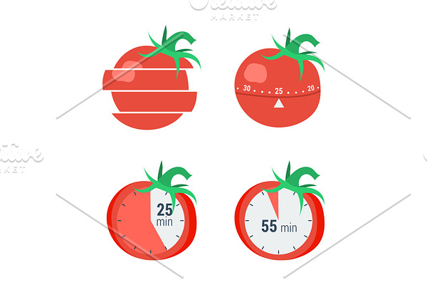 Pomodoro timer concept