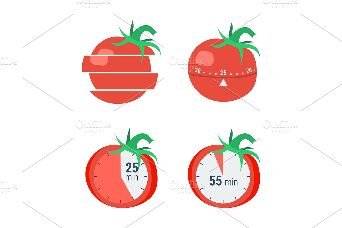 Pomodoro timer concept in Objects - product preview 8