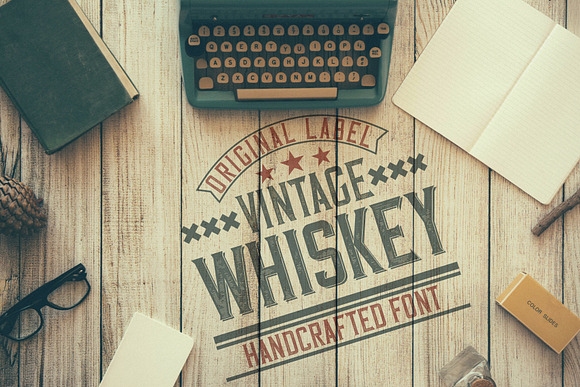 Vintage Whiskey Typeface in Vintage Fonts - product preview 2