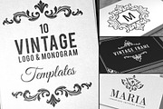 Vintage Logo & Monogram Templates