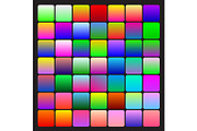 Two-coloured bright gradients