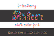 Shaheen Multicolor Font