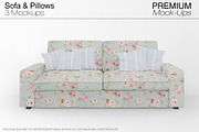 Sofa & Pillows Set