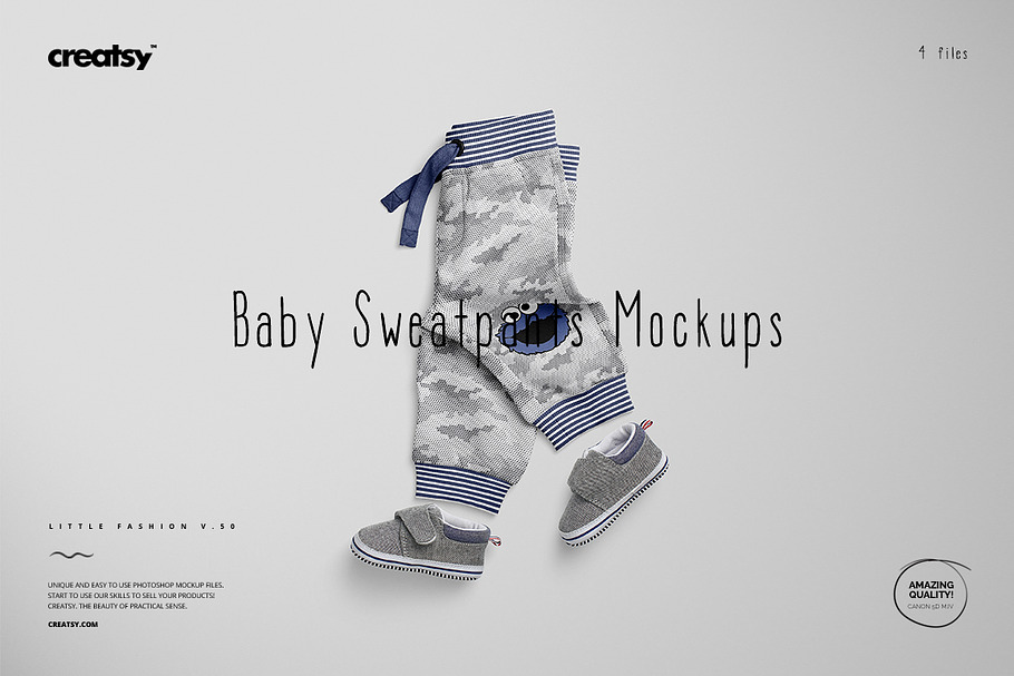 Baby Sweatpants Mockup Set in Product Mockups - product preview 8