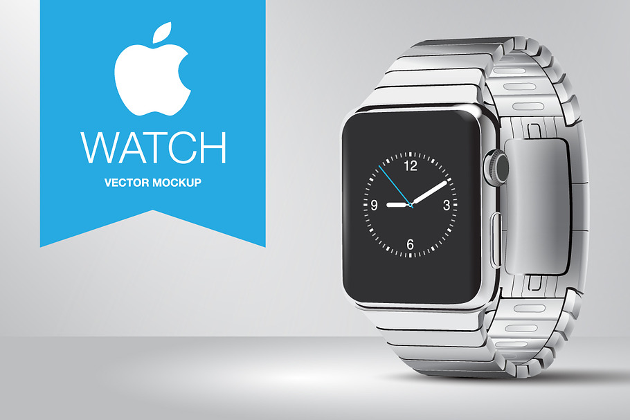 Apple Watch Vector in Mobile & Web Mockups - product preview 8