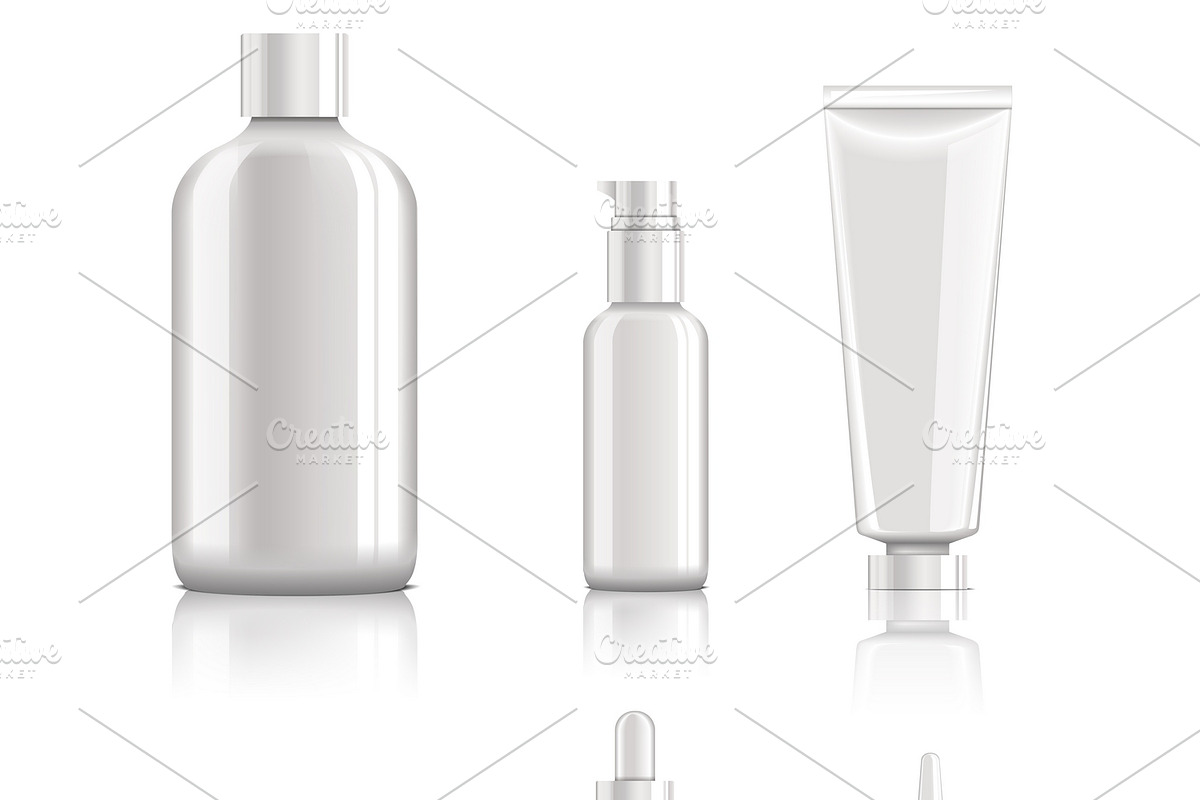 Realistic Cosmetic Packages Set in Product Mockups - product preview 8