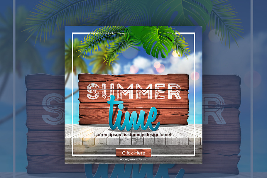 Summer Time Instagram Banner