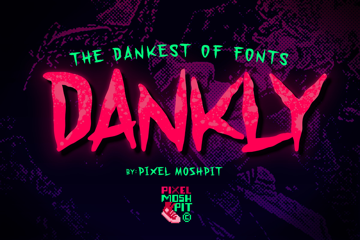 Dankly in Scary Fonts - product preview 8