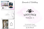 Logo Pack Vol.1. Romantic & Wedding