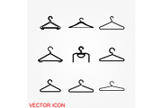 Hanger icon vector