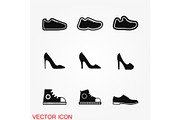 Shoes Icon vector