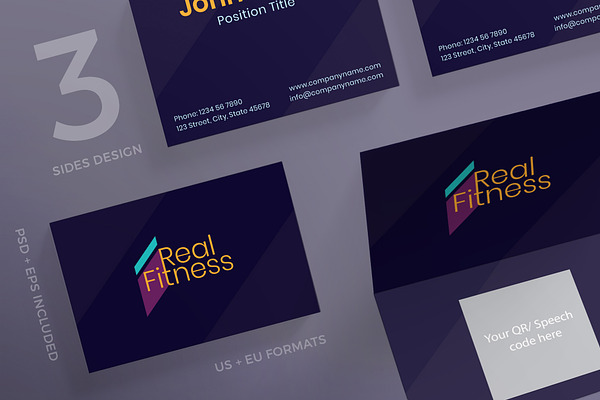 Business Cards | Fitness Gym