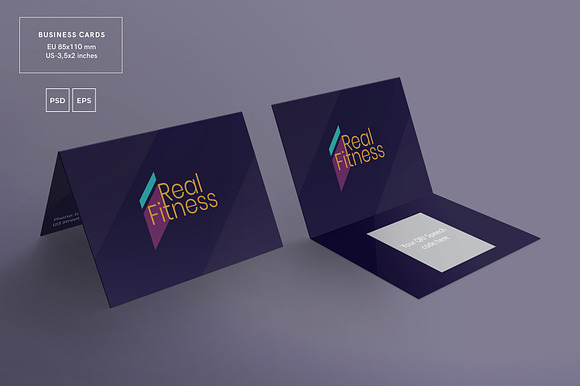Business Cards | Fitness Gym in Business Card Templates - product preview 1