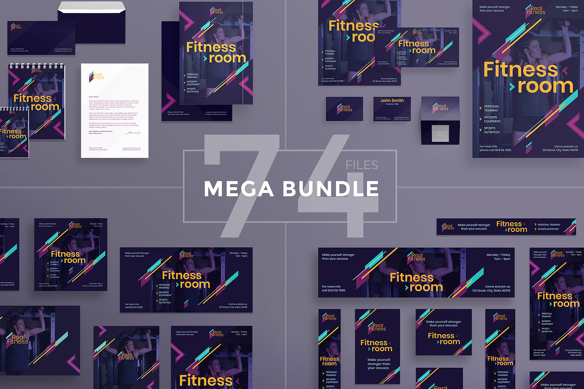 Mega Bundle | Fitness Gym in Templates - product preview 8