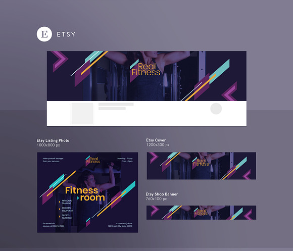 Social Media Pack | Fitness Gym in Social Media Templates - product preview 5
