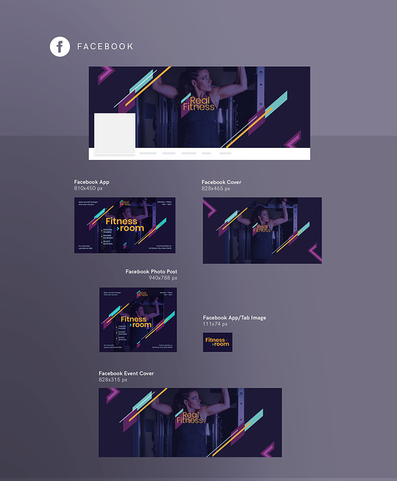 Social Media Pack | Fitness Gym in Social Media Templates - product preview 8