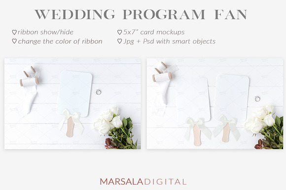 White Wedding Mockup Bundle in Product Mockups - product preview 2
