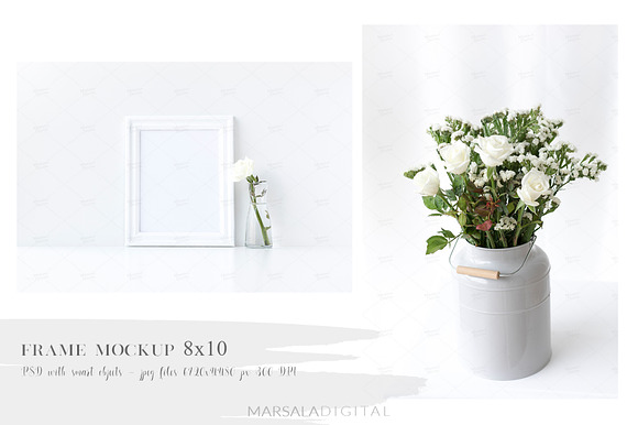 White Wedding Mockup Bundle in Product Mockups - product preview 4
