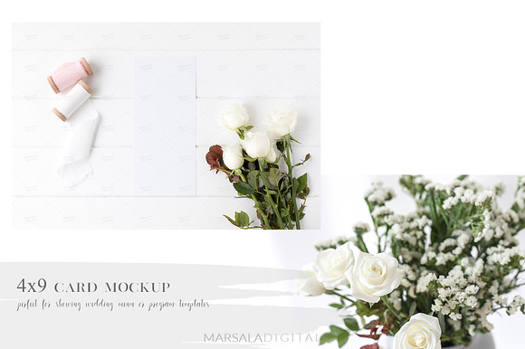 White Wedding Mockup Bundle in Product Mockups - product preview 9