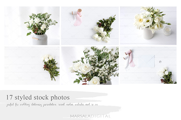 White Wedding Mockup Bundle in Product Mockups - product preview 12
