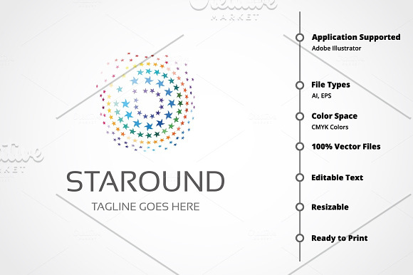 Staround Logo in Logo Templates - product preview 2