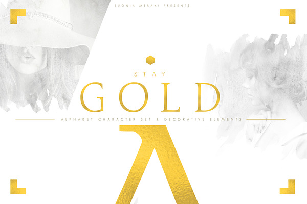 STAY GOLD - Luxury Monogram Foil