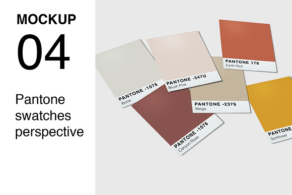 Pantone Colour Mockup Bundle in Product Mockups - product preview 5