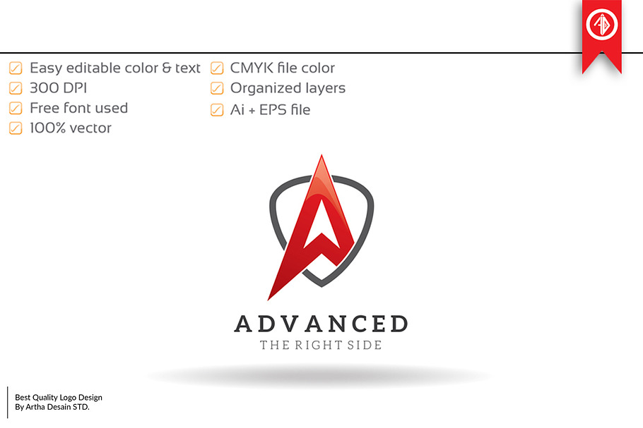 Advanced Letter A - Logo Template