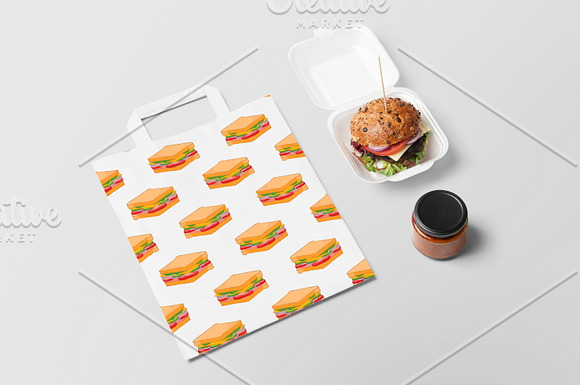 Sandwiches, sandwich's ingredients in Illustrations - product preview 7