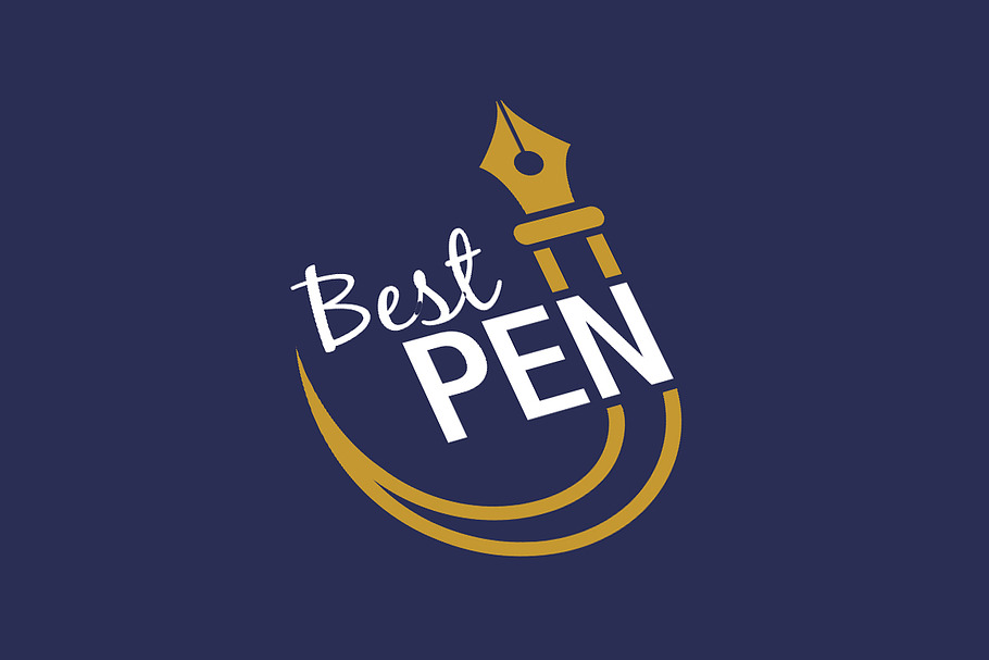 Best Pen Logo in Logo Templates - product preview 8