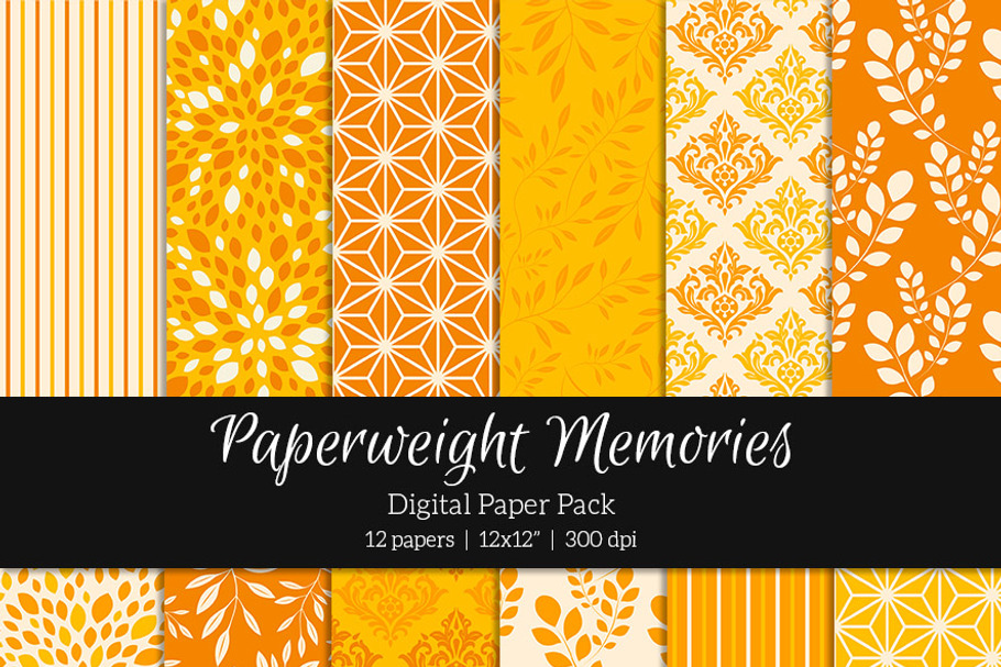 Patterned Paper - Tangerine Delusion in Patterns - product preview 8