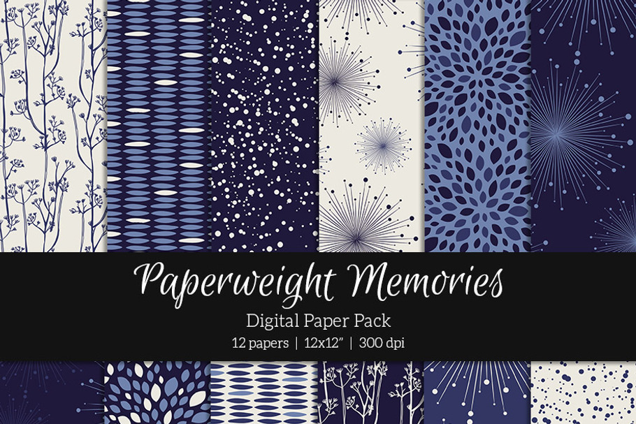 Patterned Paper - Stormy Night