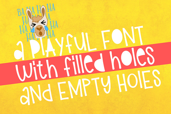 Girl Llama - Font Duo With Extras in Sans-Serif Fonts - product preview 1