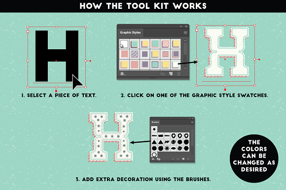 The Hand-drawn Pencil Type Tool Kit in Photoshop Layer Styles - product preview 6